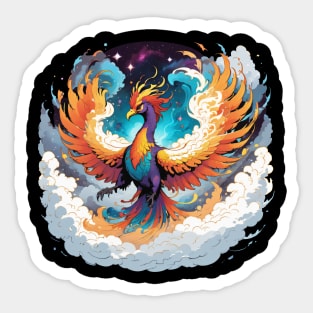 Majestic Phoenix Sticker